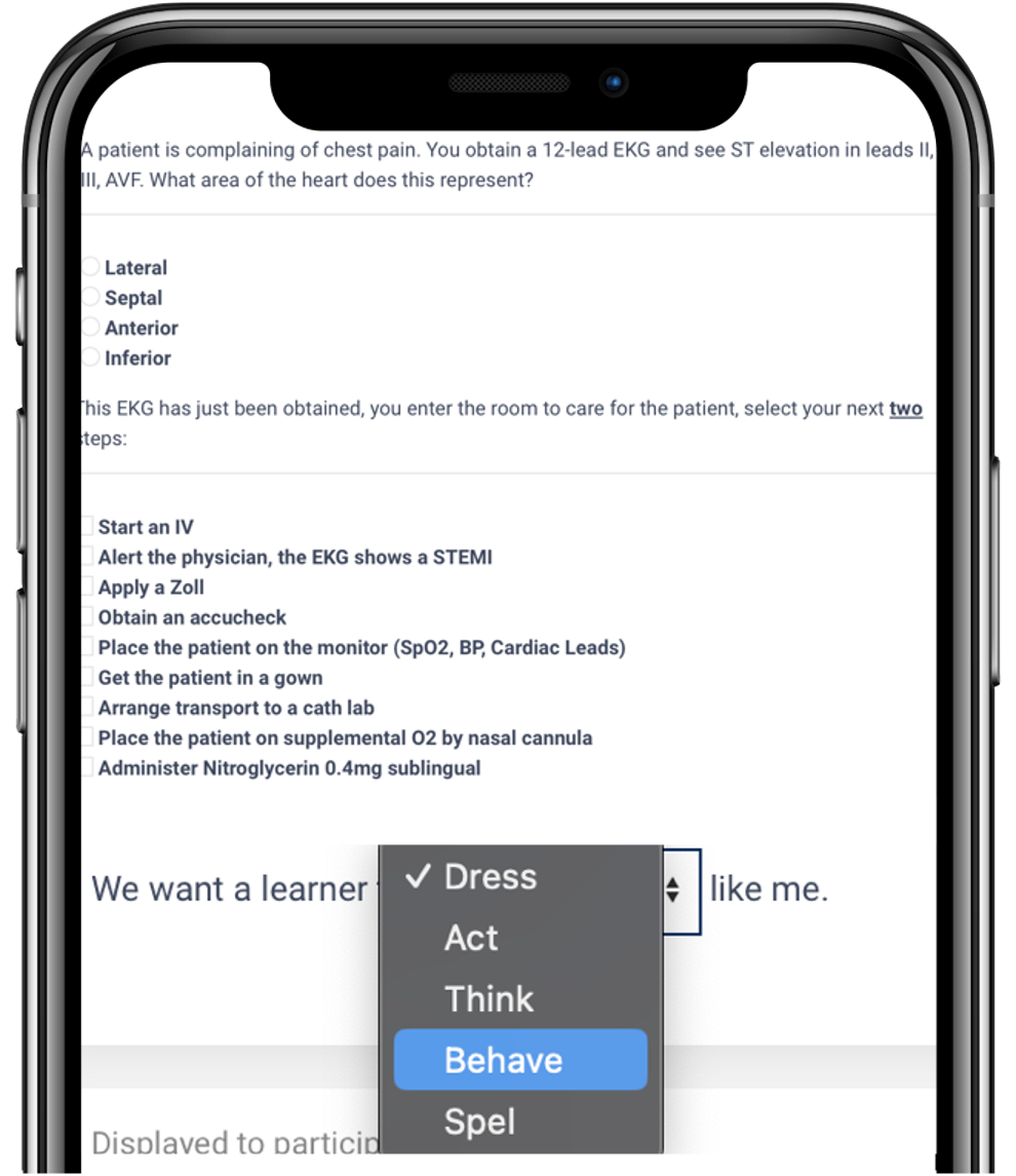 Submit a Knowledge Check