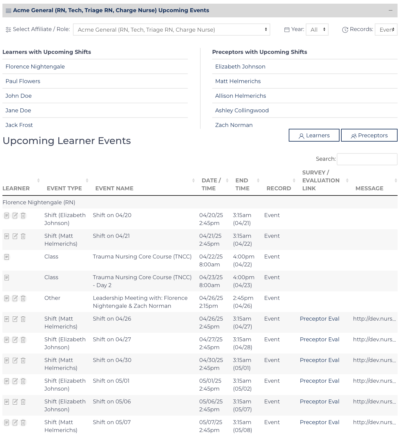 Events (Upcoming)